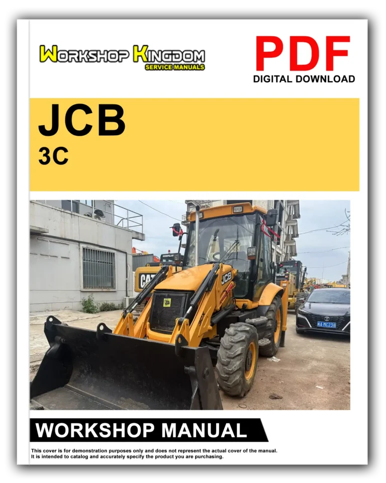 JCB 3C 3CX 4CX Workshop Repair Service Manual – English – PDF Download