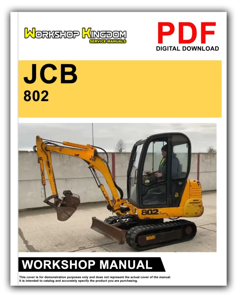 JCB 802 802.4 802 SUPER Workshop Repair Service Manual – English – PDF Download