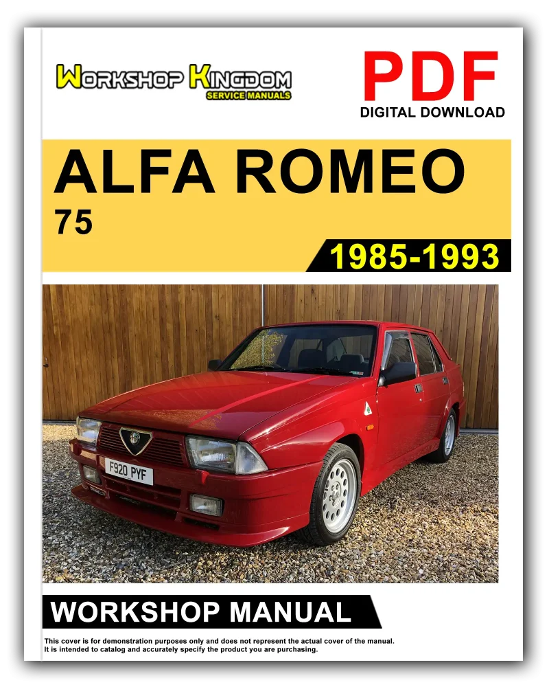 ALFA ROMEO 75 Workshop Manual