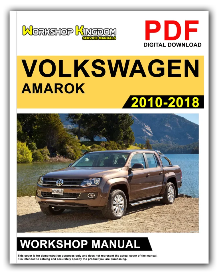 VOLKSWAGEN AMAROK (2010-2018) Workshop Repair Service Manual – English – PDF Download