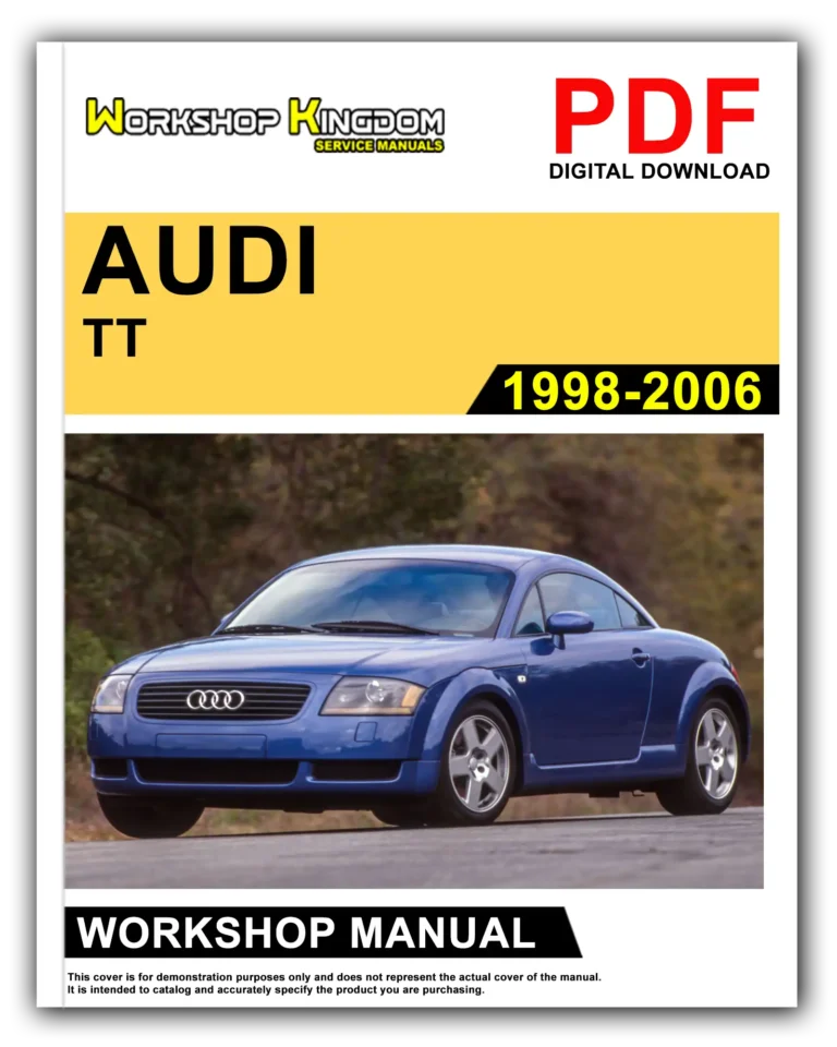 AUDI TT (1998-2006) Workshop Repair Service Manual – English – PDF Download