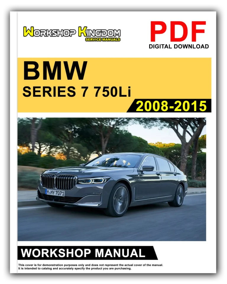 BMW SERIES 7 750Li (2008-2015) Workshop Repair Service Manual – English – PDF Download