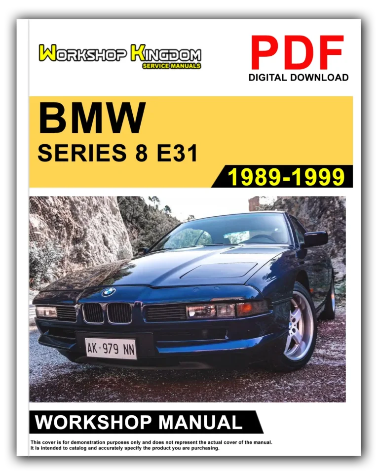 BMW SERIES 8 E31 (1989-1999) Workshop Repair Service Manual – English – PDF Download