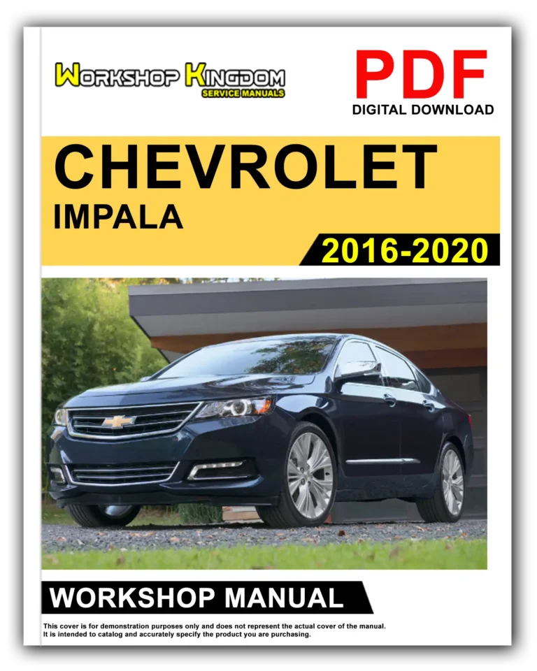 CHEVROLET IMPALA (2016-2020) Workshop Repair Service Manual – English – PDF Download