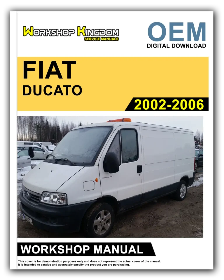 FIAT DUCATO (2002-2006) Workshop Repair Service Manual – English – OEM Download