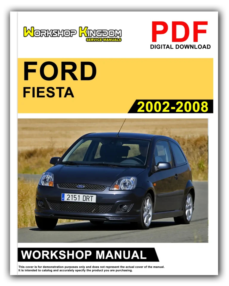 FORD FIESTA (2002-2008) Workshop Repair Service Manual – English – PDF Download