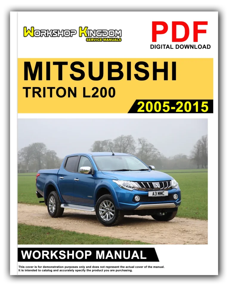 MITSUBISHI TRITON L200 (2005-2015) Workshop Repair Service Manual – English – PDF Download