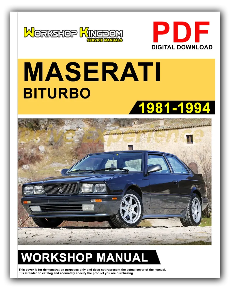 MASERATI BITURBO Workshop Manual