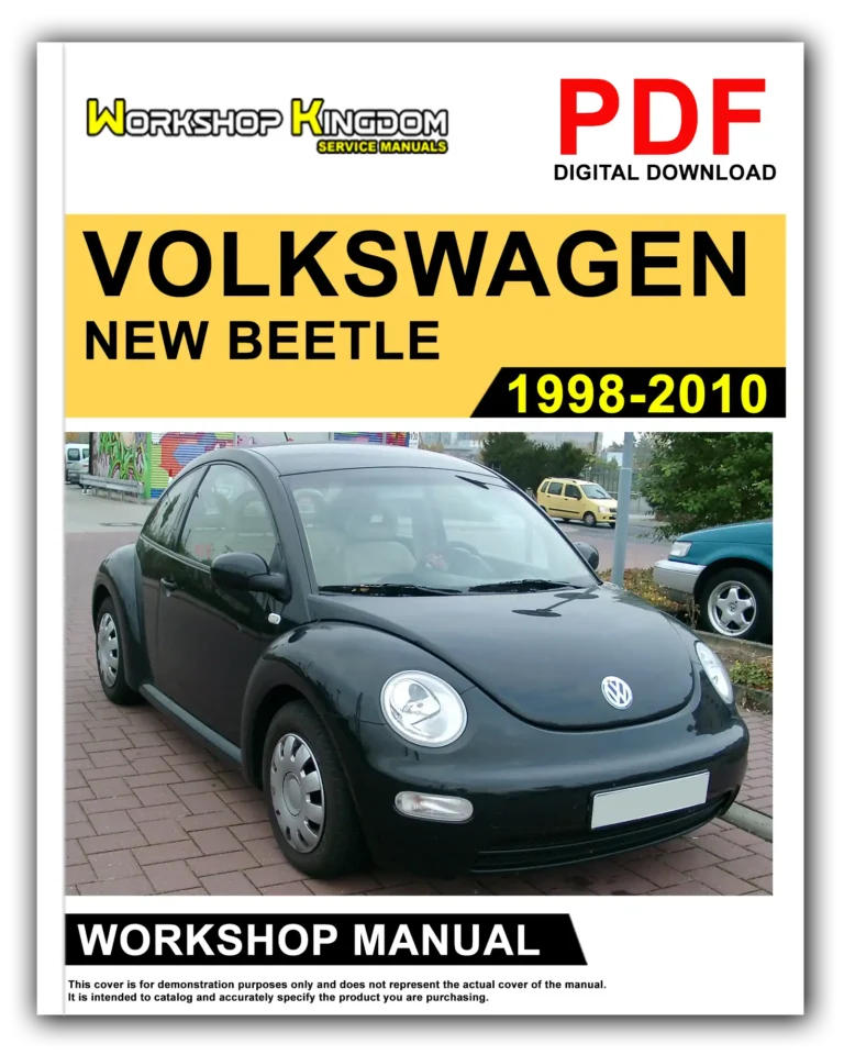 VOLKSWAGEN NEW BEETLE (1998-2010) Workshop Repair Service Manual – English – PDF Download