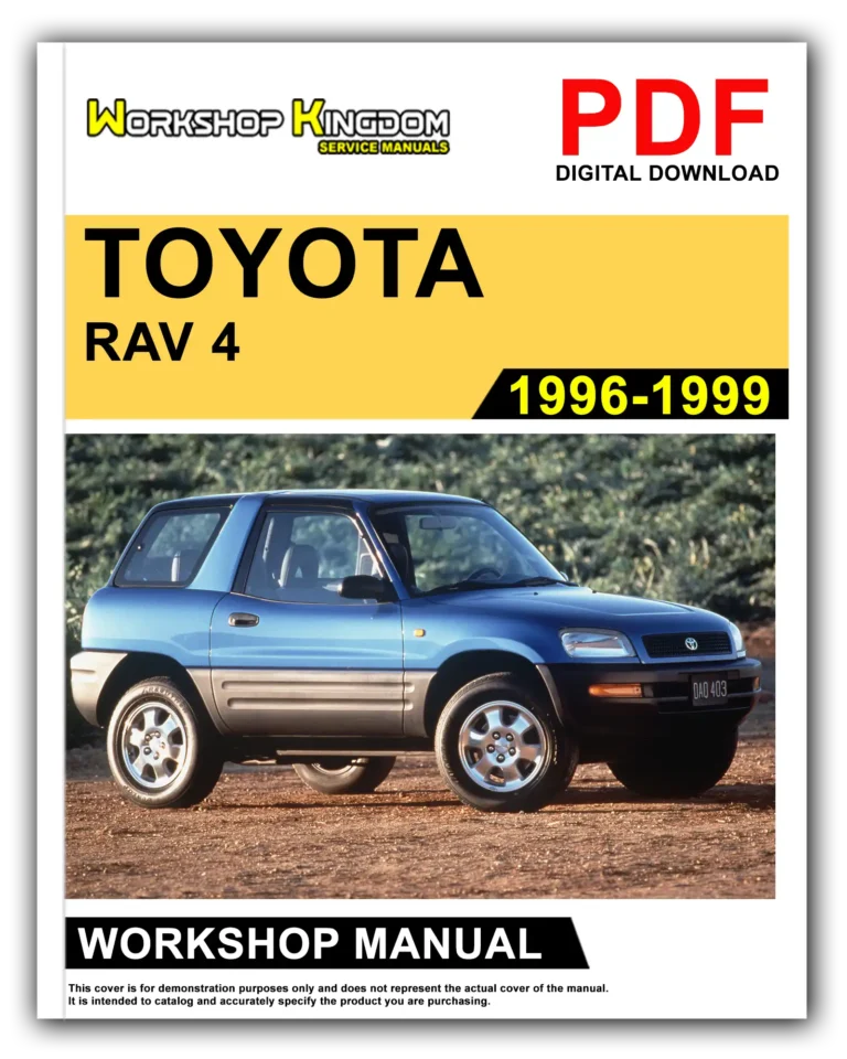 TOYOTA RAV 4 (1996-1999) Workshop Repair Service Manual – English – PDF Download