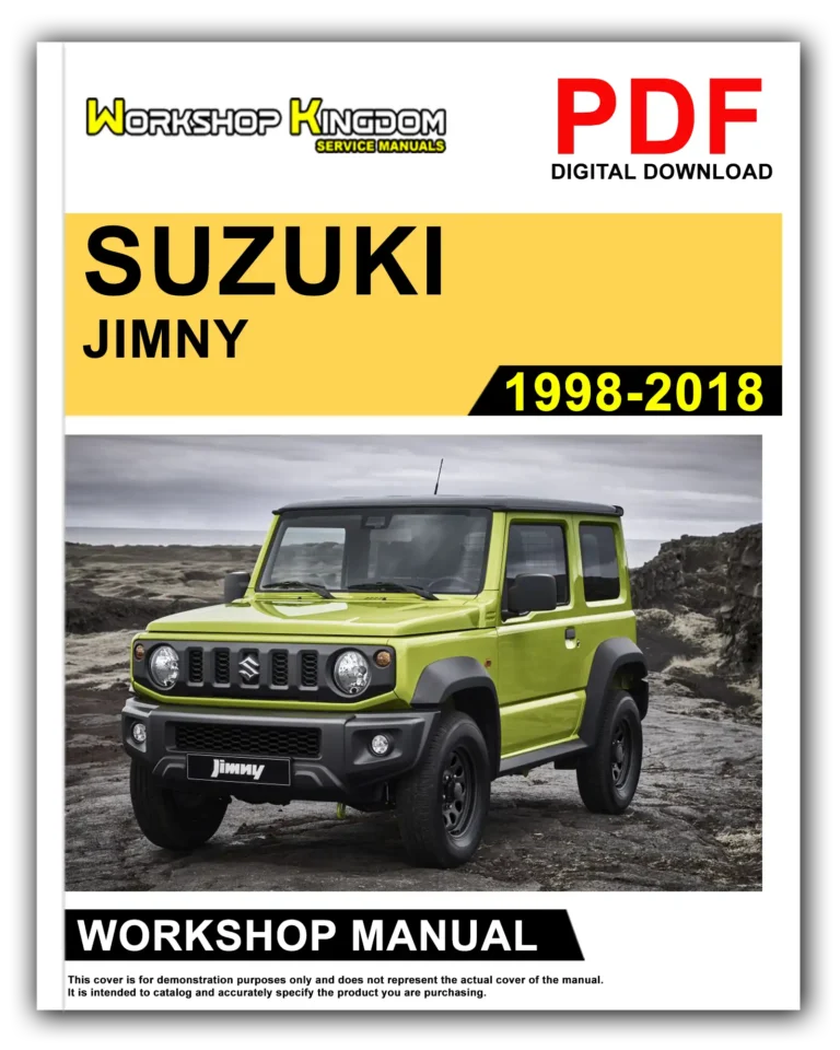 SUZUKI JIMNY (1998-2018) Workshop Repair Service Manual – English – PDF Download