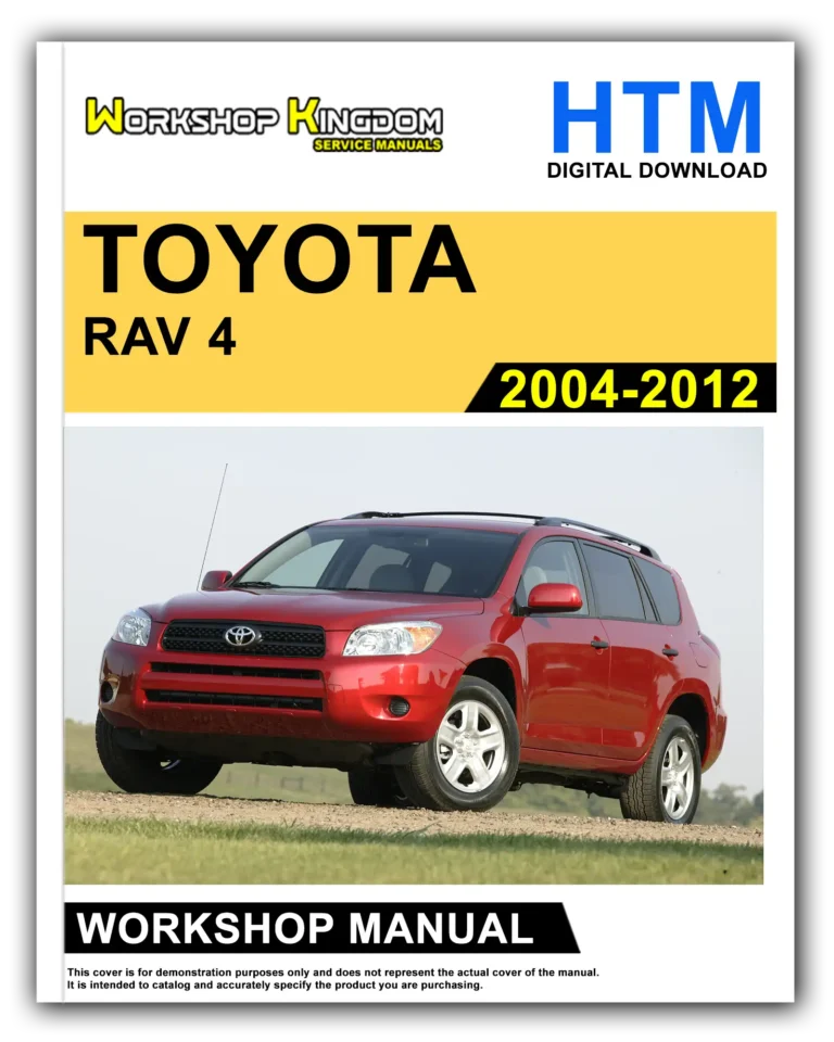 TOYOTA RAV 4 (2004-2012) Workshop Repair Service Manual – English – HTM Download