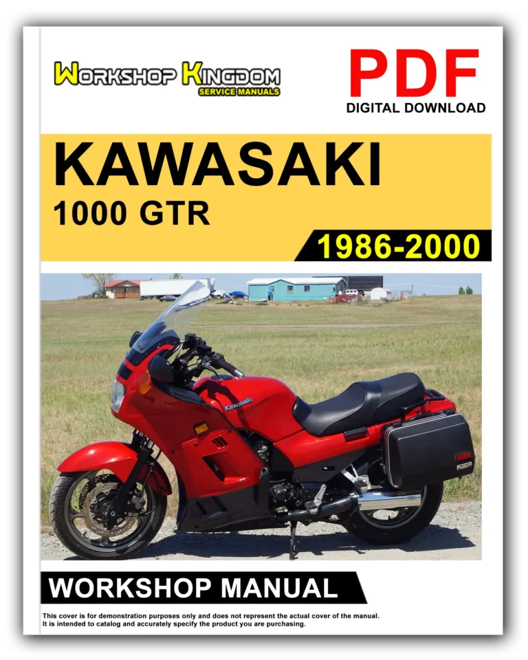 KAWASAKI 1000GTR (1986-2000) Workshop Repair Service Manual – English – PDF Download