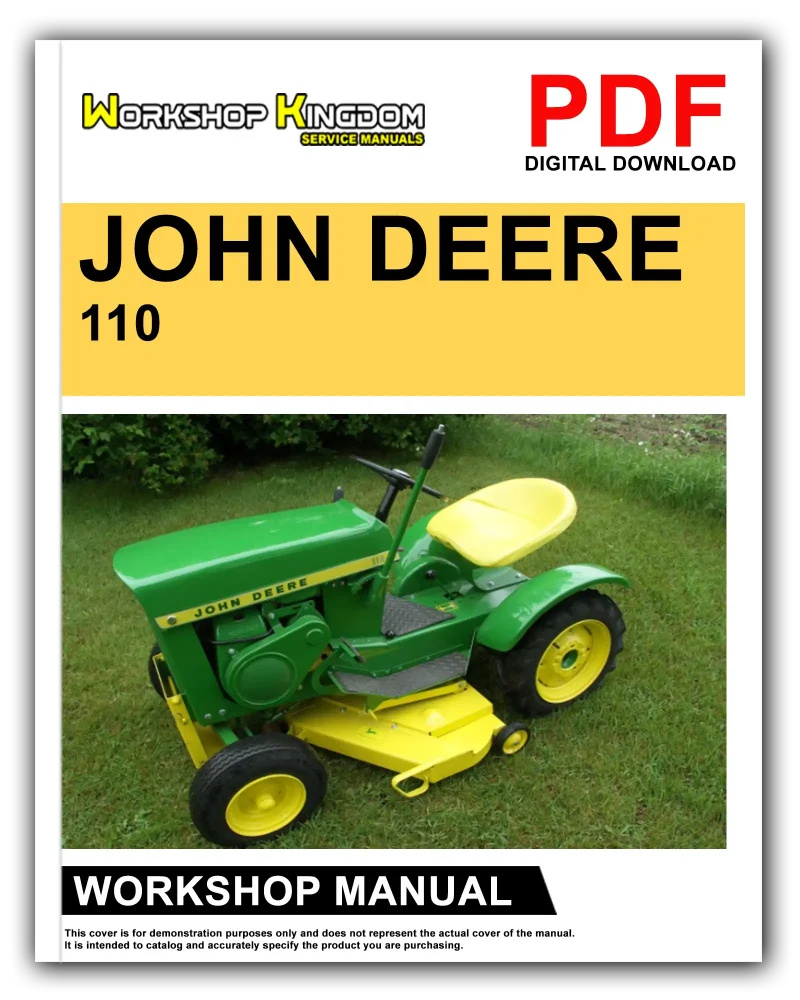 JOHN DEERE 110 112 Workshop Manual