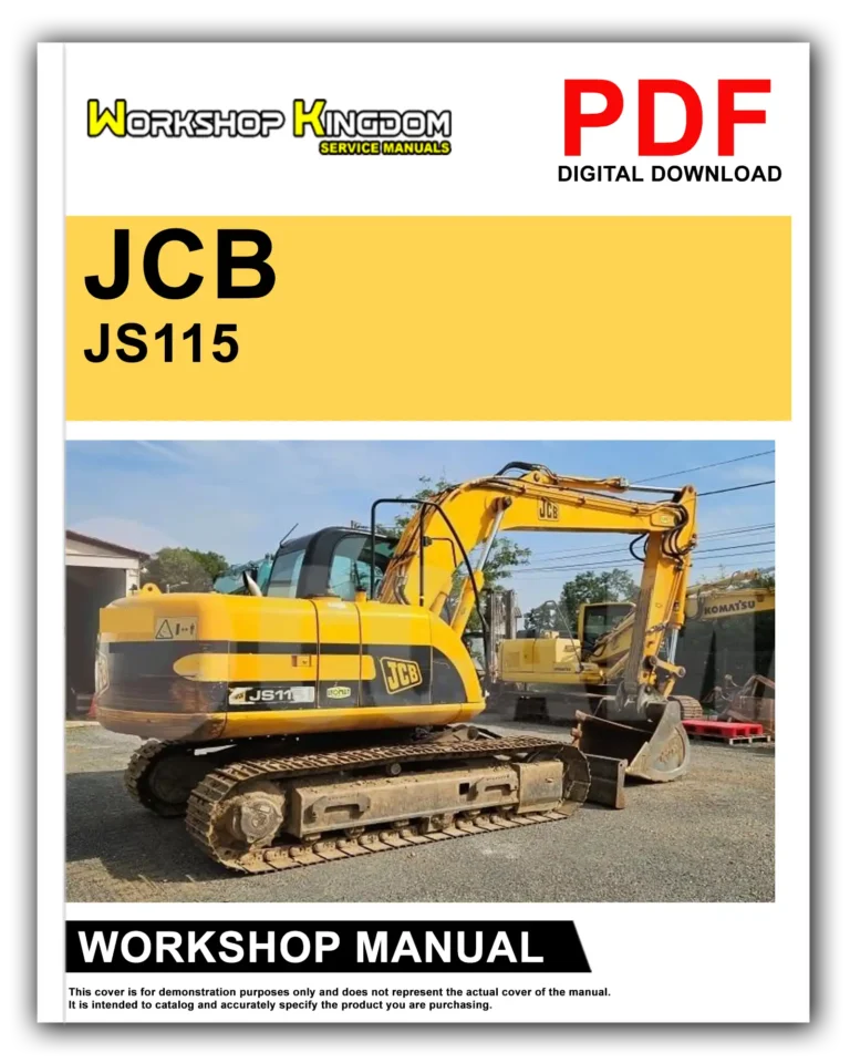 JCB JS115 JS130 JS131 JS145 JS160 JS180 JS190 Workshop Repair Service Manual – English – PDF Download
