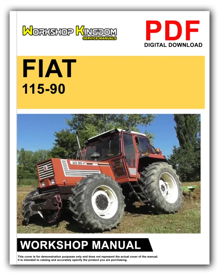 FIAT 115-90 130-90 140-90 160-90 180-90 Workshop Repair Service Manual – English – PDF Download