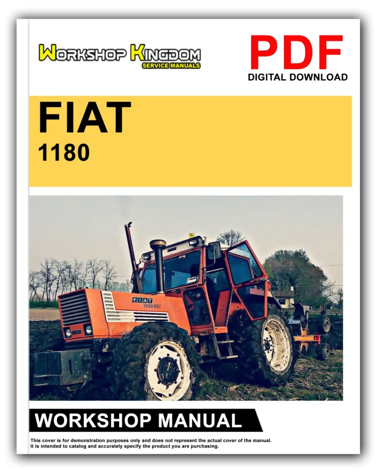 FIAT 1180 1280 1380 1580 1880 Workshop Repair Service Manual – English – PDF Download