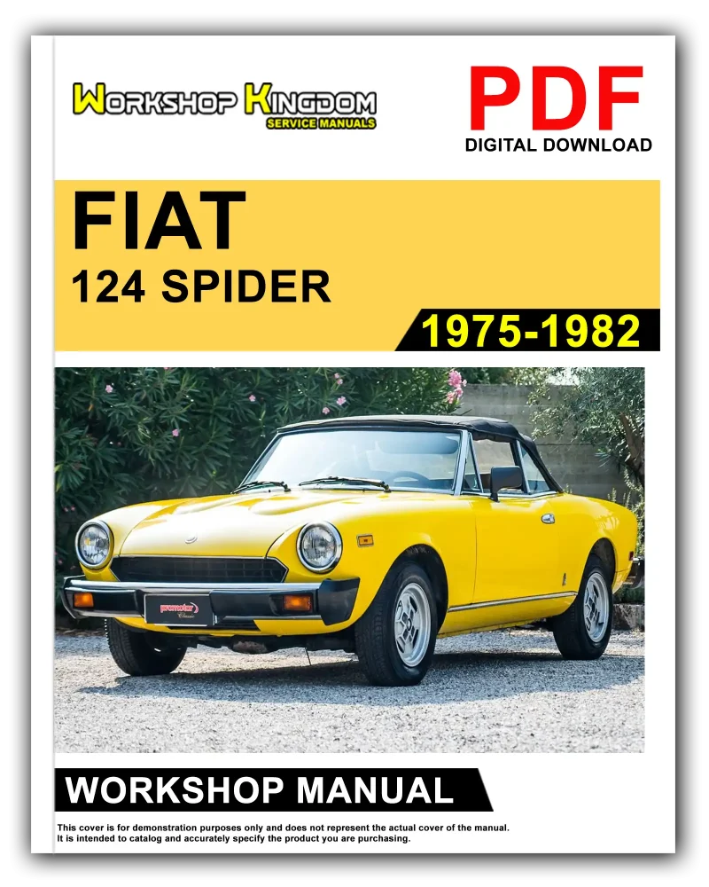 FIAT 124 SPIDER Workshop Manual