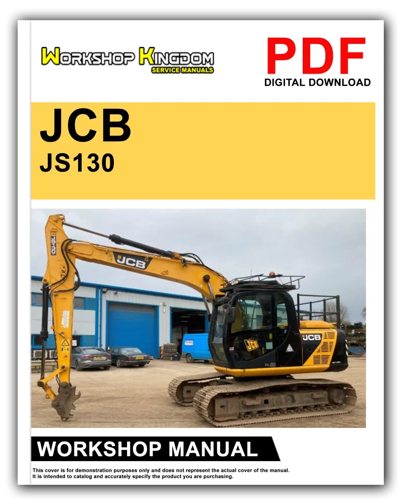 JCB JS 130 Tracked Excavators Workshop Manual