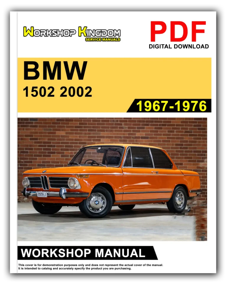 BMW 1502 1602 1802 2002 2002A 2002Ti & 2002Tii (1967-1976) Workshop Repair Service Manual – English – PDF Download