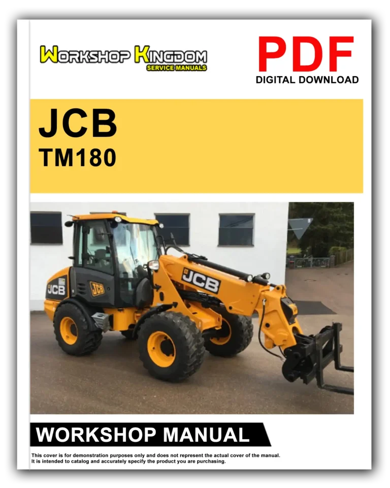 JCB TM180 TM220 Workshop Repair Service Manual – English – PDF Download