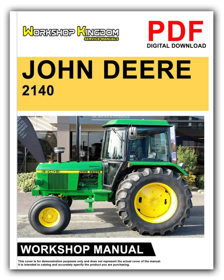 JOHN DEERE 2140 Workshop Repair Service Manual – English – PDF Download