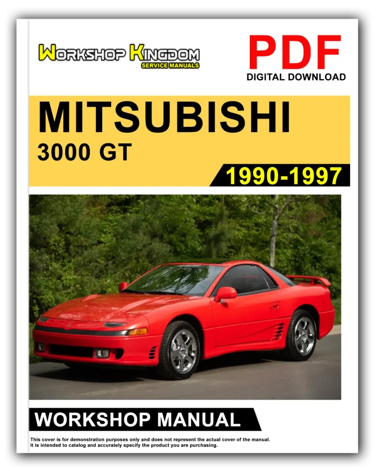 MITSUBISHI 3000 GT (1990-1997) Workshop Repair Service Manual – English – PDF Download