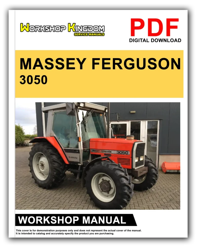 MASSEY FERGUSON 3050 3060 3065 3070 3080 3095 3115 3120 3125 3140 Workshop Repair Service Manual – English – PDF Download