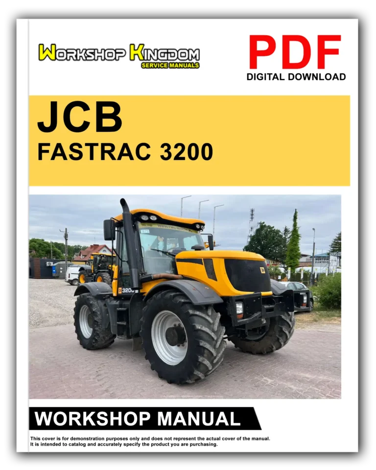 JCB FASTRAC 3200 3230 TIER 4 Workshop Repair Service Manual – English – PDF Download