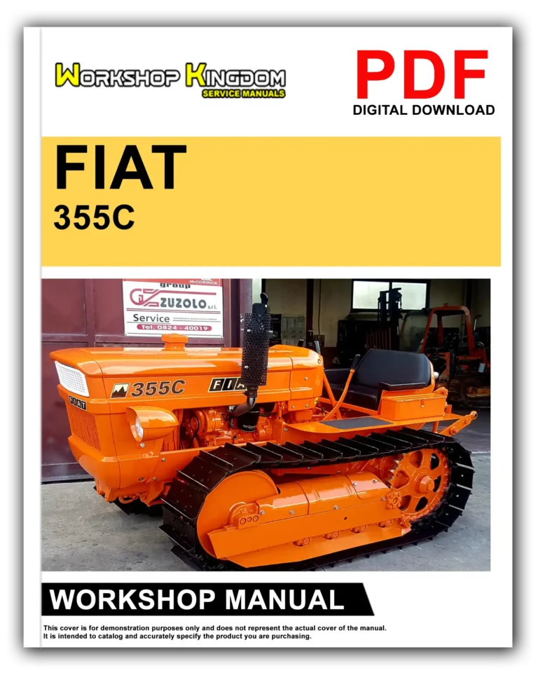 FIAT 355C 455C 505C 605C Workshop Repair Service Manual – English – PDF Download