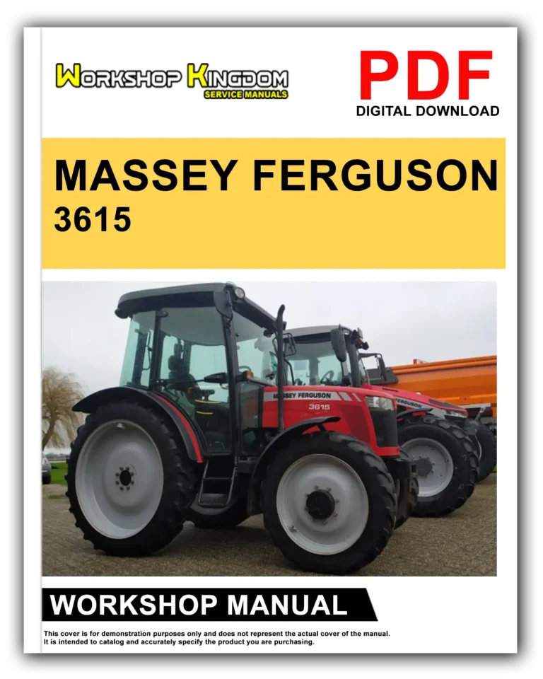MASSEY FERGUSON 3615 3625 3635 3645 3600 Workshop Repair Service Manual – English – PDF Download