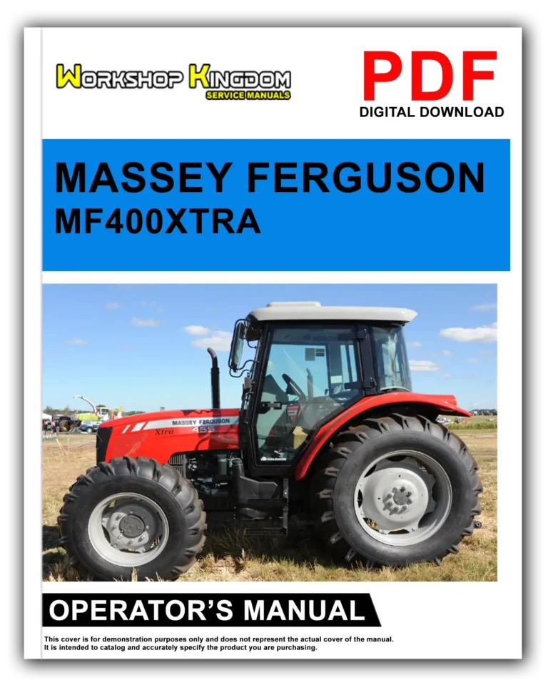 MASSEY FERGUSON MF400XTRA MF 425 MF 435 MF 440 MF 445 MF 455 Operator’s Manual – English – PDF Download