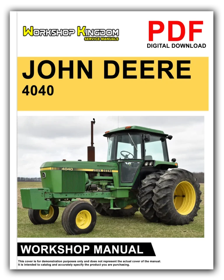 JOHN DEERE 4040 4240 Workshop Repair Service Manual – English – PDF Download