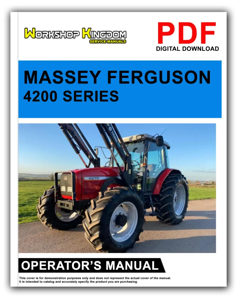 MASSEY FERGUSON 4225 4235 4255 4260 4270 Operator’s Manual – English – PDF Download