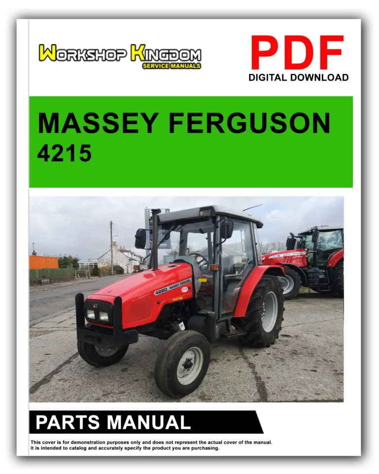MASSEY FERGUSON 4215 4220 Spare Parts Catalogue Manual – English – PDF Download