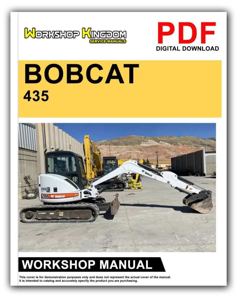 BOBCAT 435 Workshop Repair Service Manual – English – PDF Download