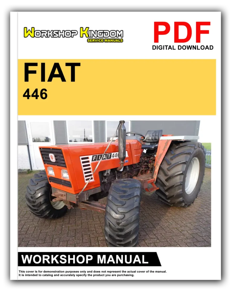 FIAT 446 446 DT Workshop Repair Service Manual – English – PDF Download