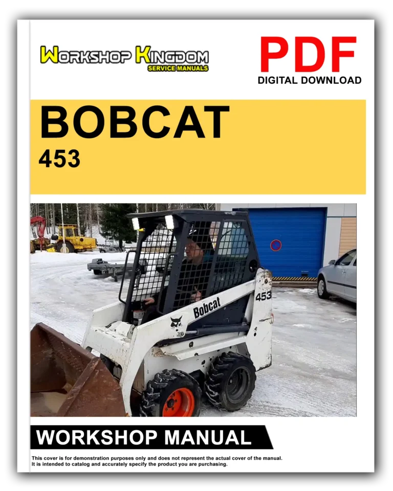 BOBCAT 453 Workshop Repair Service Manual – English – PDF Download