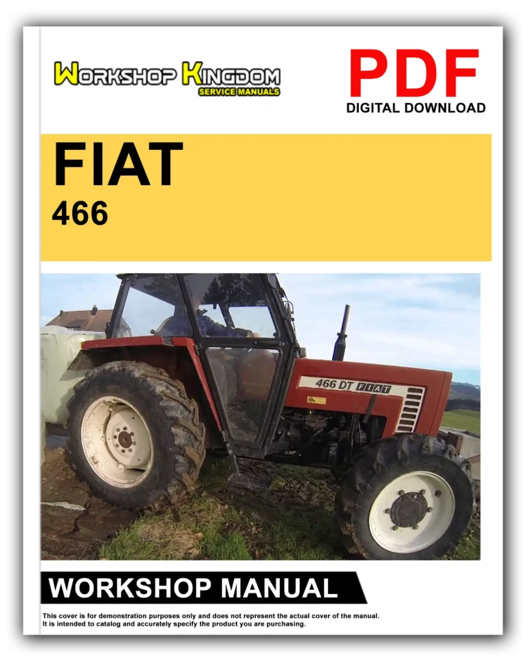 FIAT 466 566 666 766 Workshop Repair Service Manual – English – PDF Download