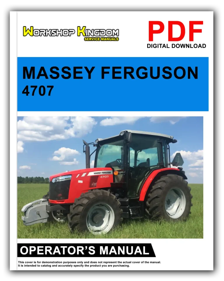 MASSEY FERGUSON 4707 4708 4709 4710 Operator’s Manual – English – PDF Download