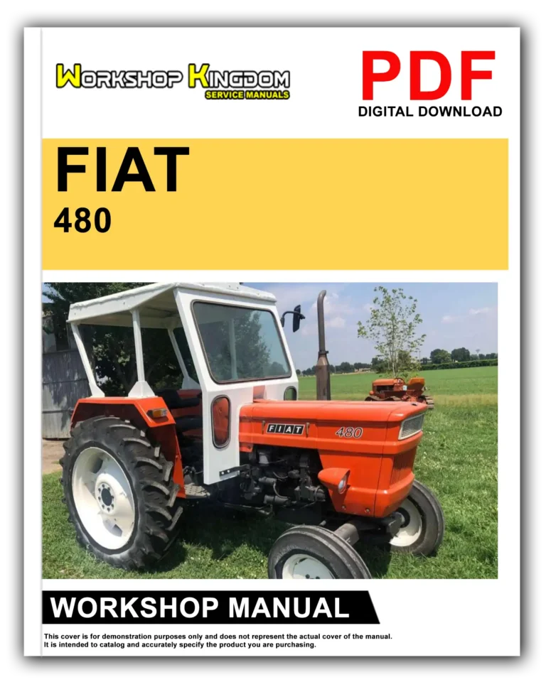 FIAT 480 480DT 500 500DT 540 540DT 640 640DT Workshop Repair Service Manual – English – PDF Download