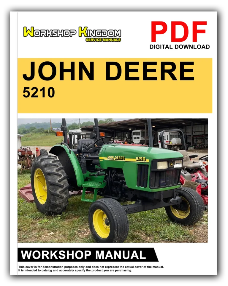 JOHN DEERE 5210 5310 5410 5510 Workshop Repair Service Manual – English – PDF Download