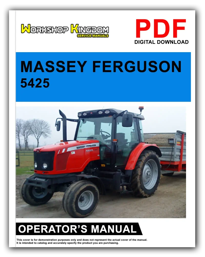 MASSEY FERGUSON 5425 5435 5445 5455 5460 5465 5470 Operator's Manual