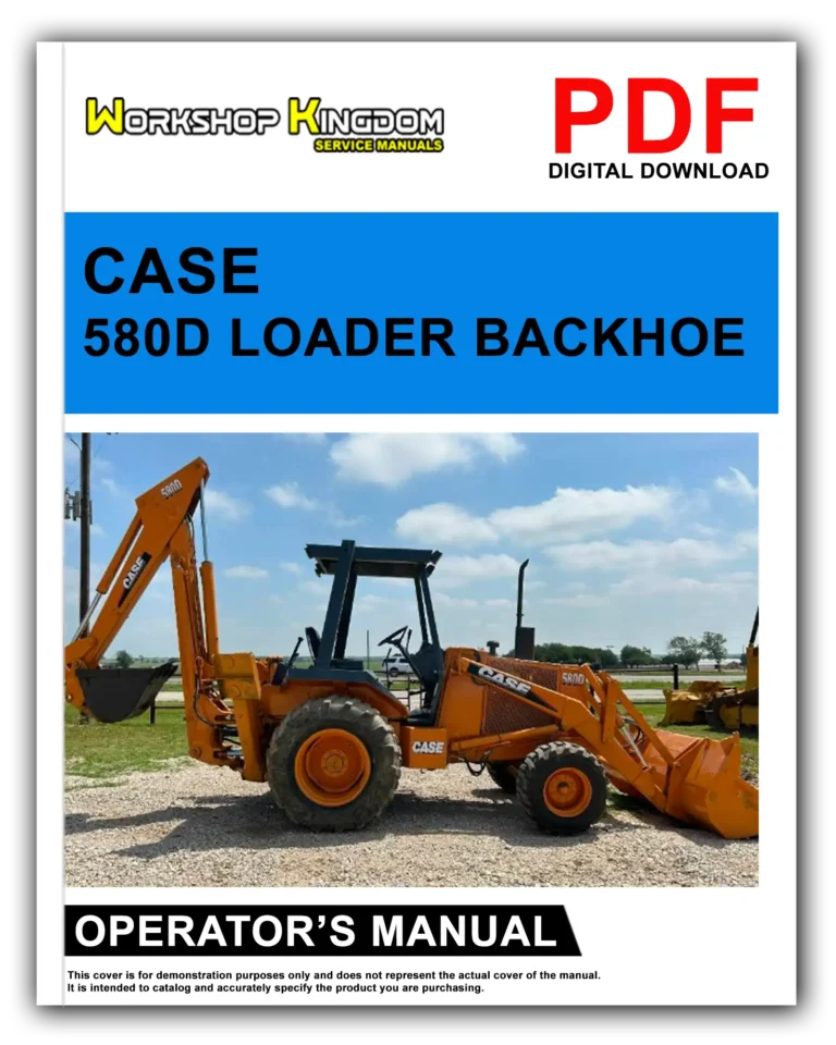 CASE 580D Operator’s Manual – English – PDF Download