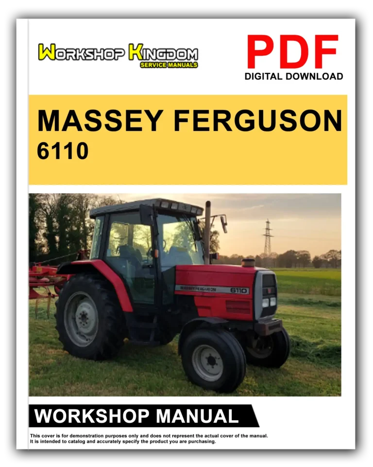 MASSEY FERGUSON 6110 6120 6130 6140 6150 6160 6170 6180 6190 Workshop Repair Service Manual – English – PDF Download