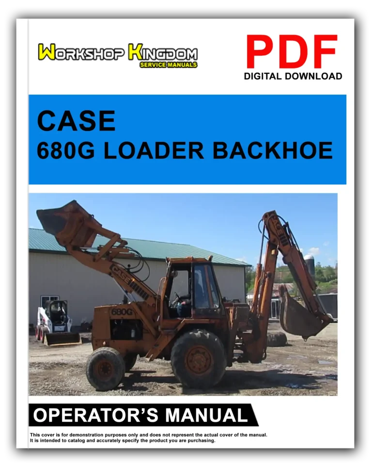 CASE 680G Operator’s Manual – English – PDF Download