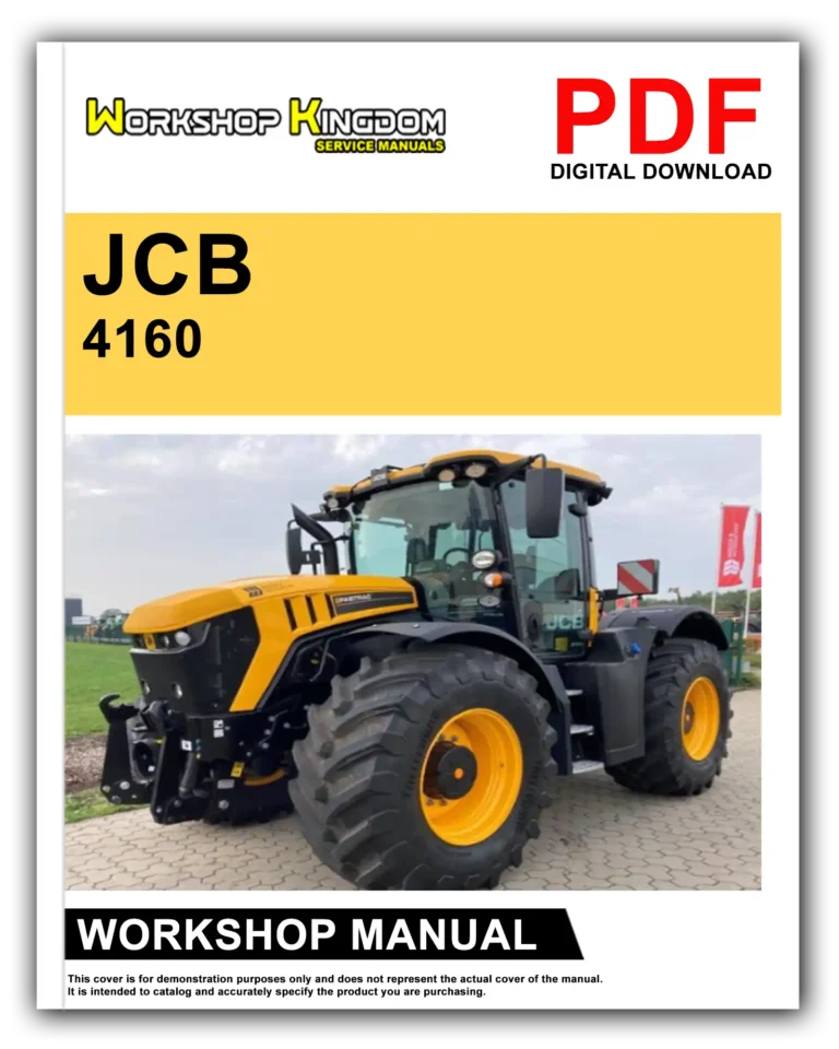 JCB 4160 4190 4220 FASTRAC Workshop Repair Service Manual – English – PDF Download