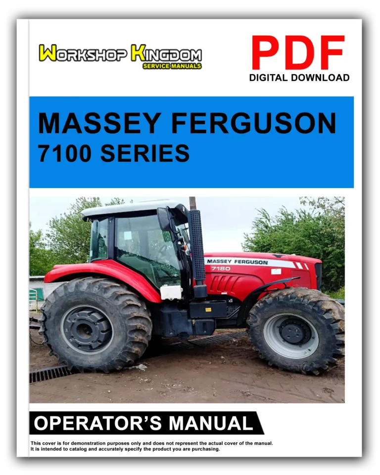 MASSEY FERGUSON 7140 7150 7170 7180 Operator’s Manual – English – PDF Download