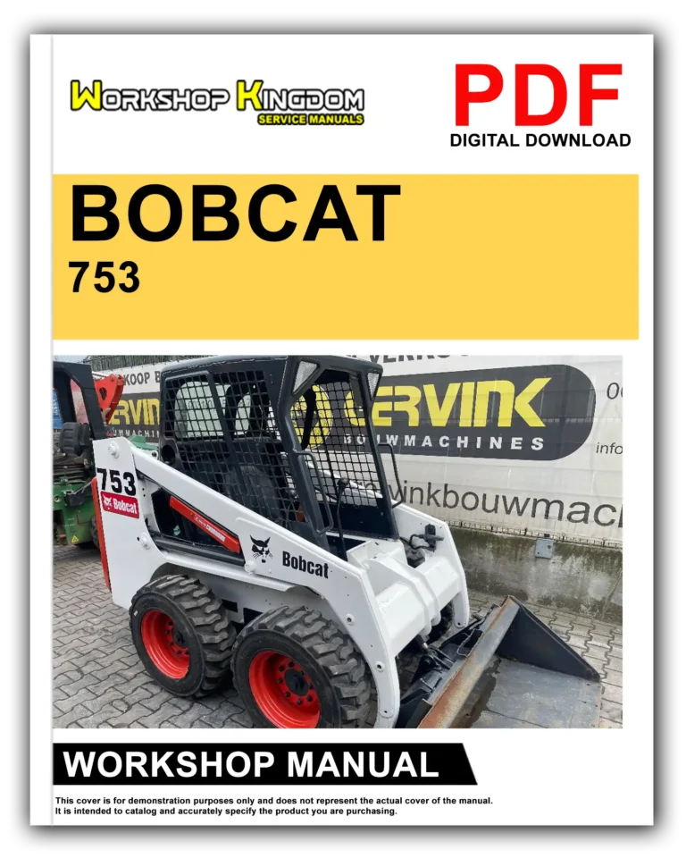 BOBCAT 753 Workshop Repair Service Manual – English – PDF Download