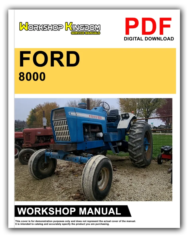 FORD 8000 8600 9000 9600 Workshop Repair Service Manual – English – PDF Download